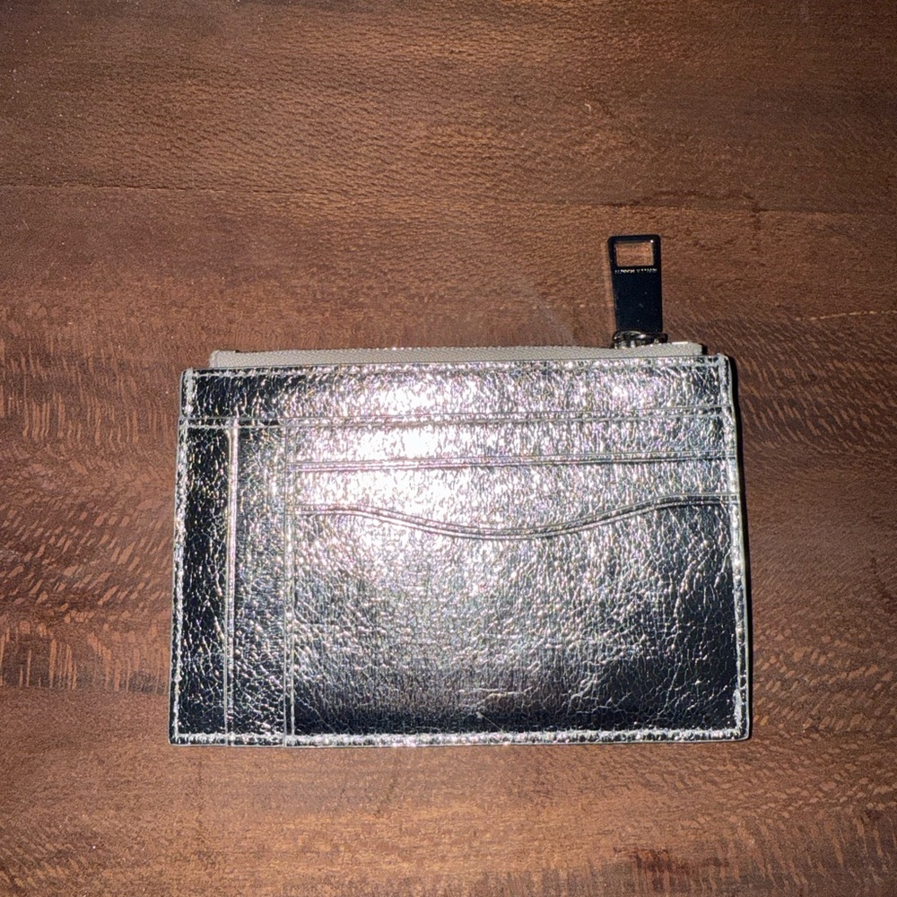 Rebecca Minkoff Jett Metallic Card Wallet